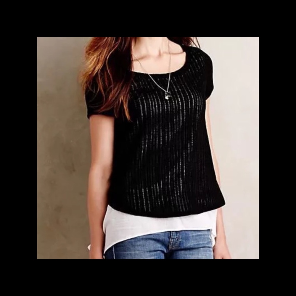 Meadow Rue, High low, Layered Blouse